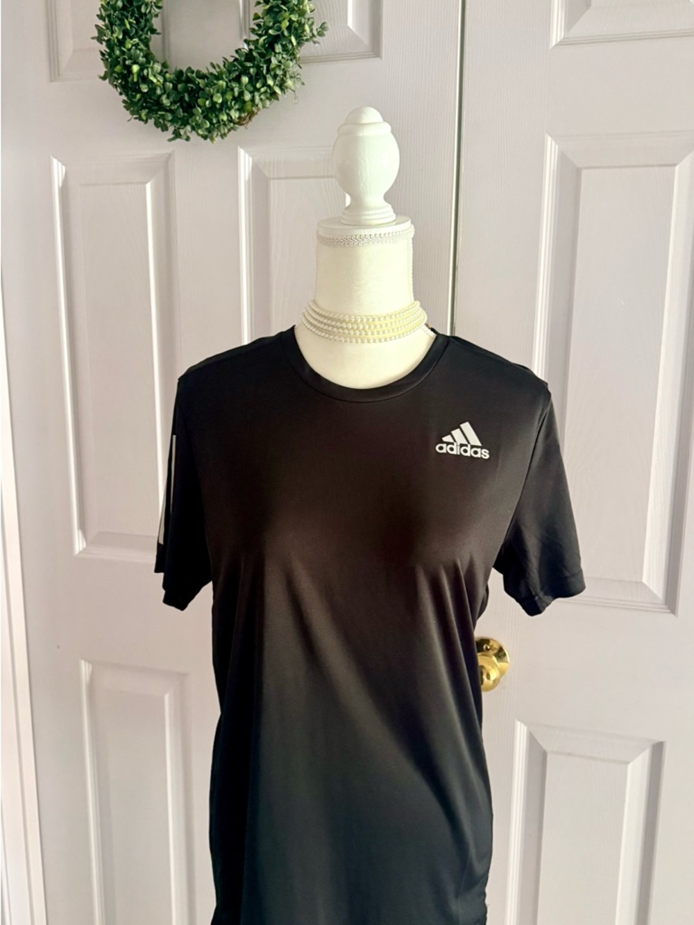 Adidas Own The Run Black Performance Tee